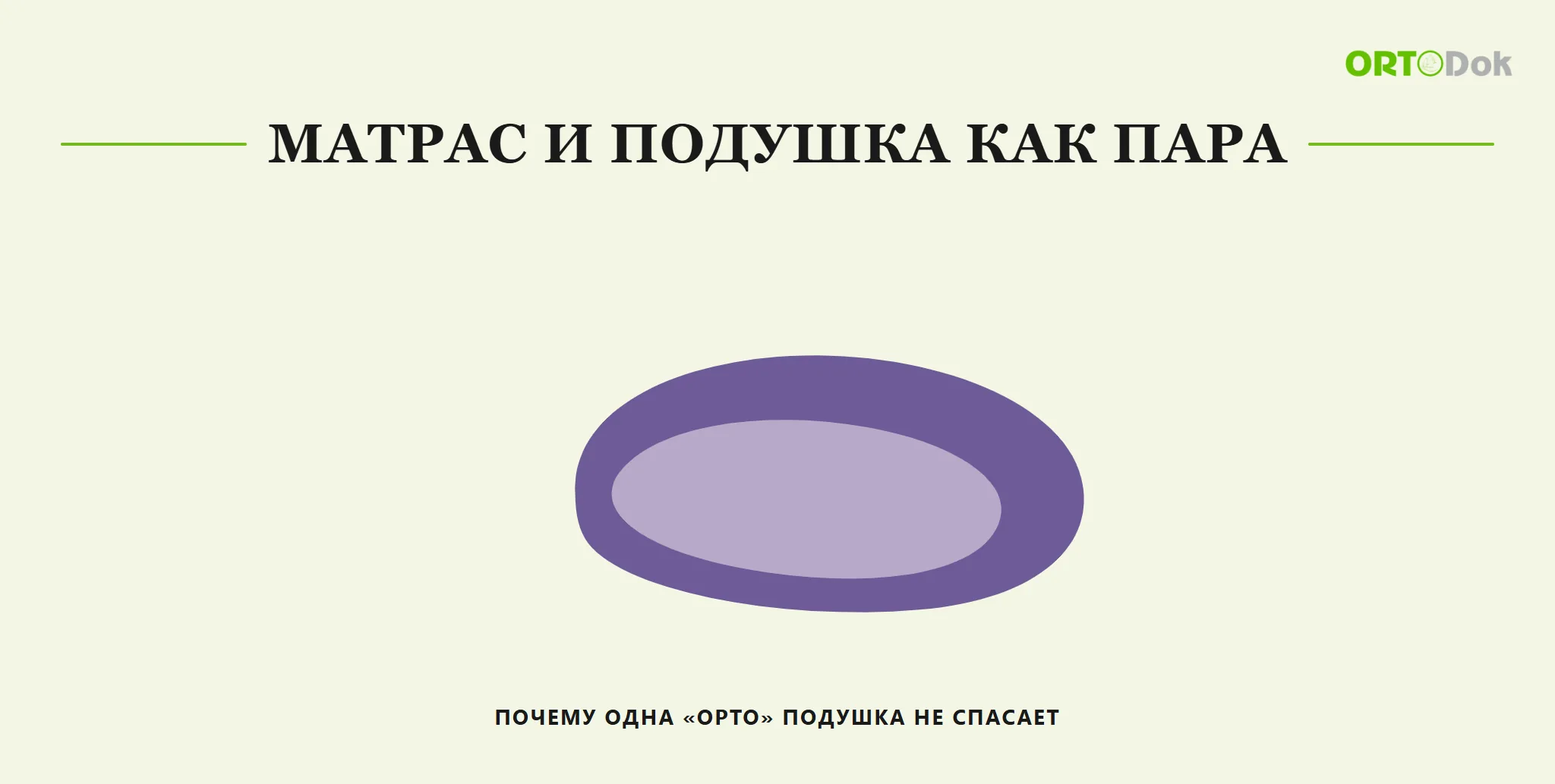 Матрас и подушка как пара: почему одна «орто» подушка не спасает