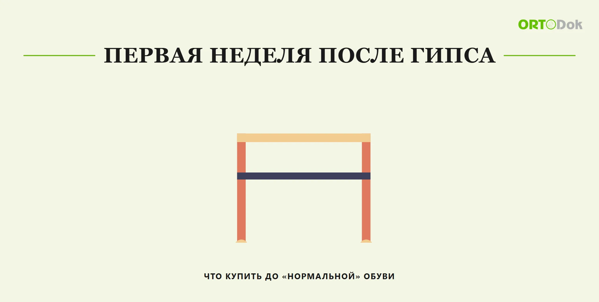 Первая неделя после гипса: что купить до «нормальной» обуви