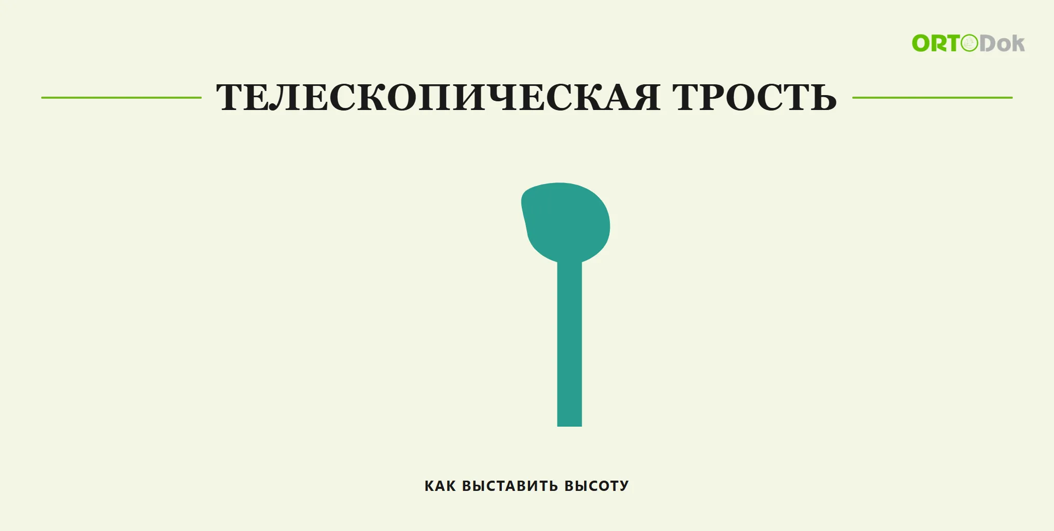 Телескопическая трость: как выставить высоту
