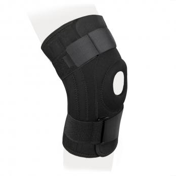 Бандаж на коленный сустав неразъемный со спиральными ребрами жесткости KS-052